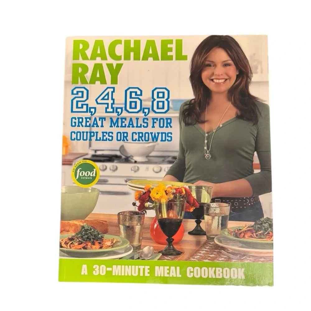 🔵 3 /$15 - Rachael Ray 2, 4 6, 8 Great Meals for Couples or Crowds Cookbook